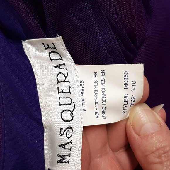 MASQUERADE/PROM DRESS SIZE 9/10 - Picture 8 of 13